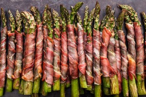 proscuitto wrapped asparagus