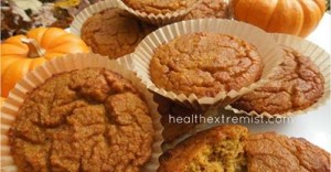 healthy pumpkin muffins